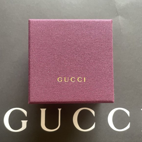 Gucci Cross Motif Hoop Earrings 703654 - Picture 4 of 6